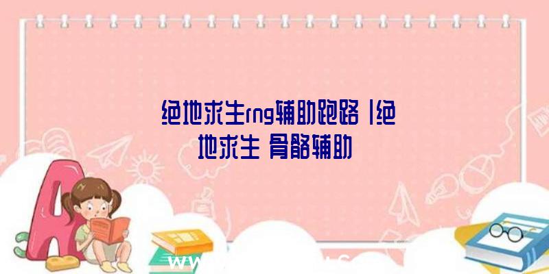 「绝地求生rng辅助跑路」|绝地求生